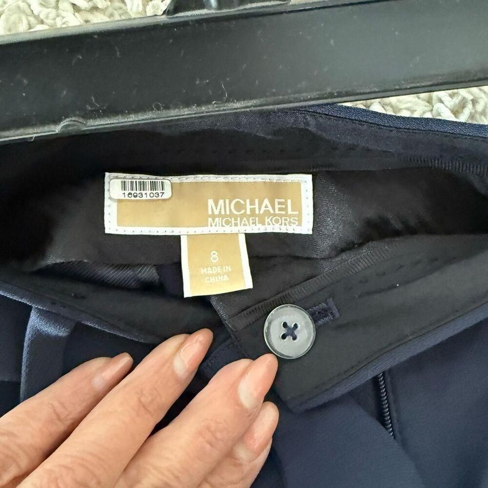 MICHAEL KORS Navy Straight Leg Trouser - Picture 5 of 6